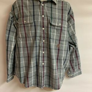 Vintage Tommy Hilfiger Button Up Shirt Mens Medium